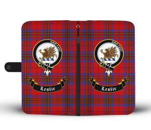 Tartan Wallet Case - Leslie Clan | Over 500 Tartans and 300 Clans | Love Scotland