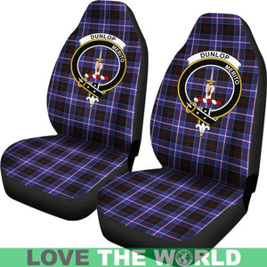 Dunlop Clan Badges Tartan Car Seat Cover Ha5