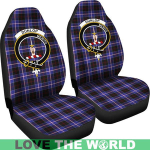 Dunlop Clan Badges Tartan Car Seat Cover Ha5