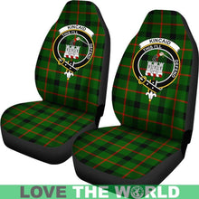 Load image into Gallery viewer, Kincaid Clan Badges Tartan Car Seat Cover Ha5