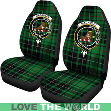 Load image into Gallery viewer, Macauley Clan Badges Tartan Car Seat Cover Ha5