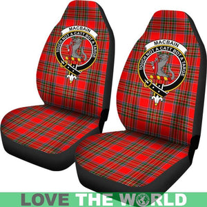 Macbain Clan Badges Tartan Car Seat Cover Ha5
