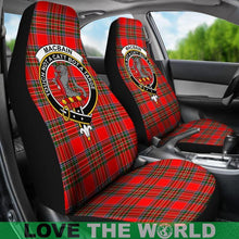 Load image into Gallery viewer, Macbain Clan Badges Tartan Car Seat Cover Ha5