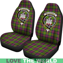 Load image into Gallery viewer, Macdonald Clan Badges Tartan Car Seat Cover Ha5