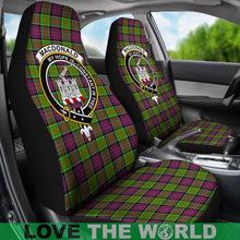 Load image into Gallery viewer, Macdonald Clan Badges Tartan Car Seat Cover Ha5