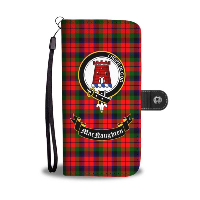 Tartan Wallet Case - Macnaughten Clan | Over 500 Tartans and 300 Clans | Love Scotland