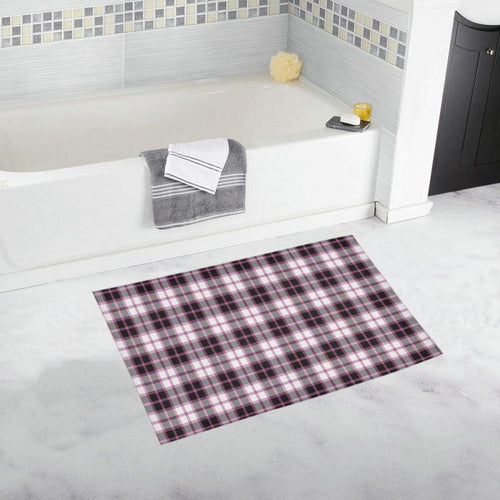 Macpherson Hunting Modern Tartan Bath Rug A9 One Size / 20X 32 Rugs