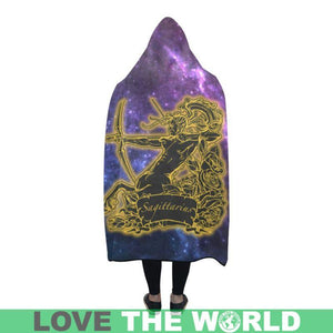 Sagittarius Zodiac Hooded Blanket - M One Size / Sagittarius Zodiac Hooded Blanket Hooded Blanket