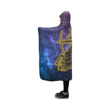 Load image into Gallery viewer, Sagittarius Zodiac Hooded Blanket - M One Size / Sagittarius Zodiac Hooded Blanket Hooded Blanket
